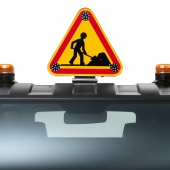 "No-licence" cars AIXAM Triângulo de sinalização + 2 luzes rotativas