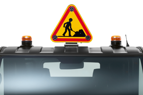 Quadriciclos AIXAM D-TRUCK Luz de advertência