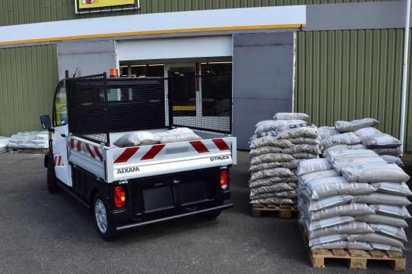 Quadriciclos AIXAM D-TRUCK Situação dos painéis laterais do D-Truck