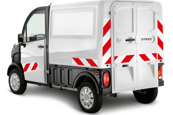 Quadriciclos AIXAM D-TRUCK Traseira com faixas